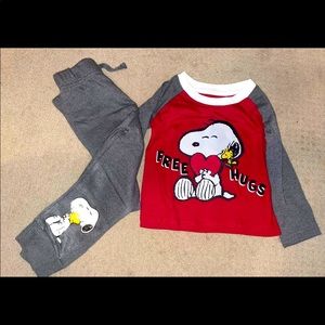 Snoopy valentines outfit